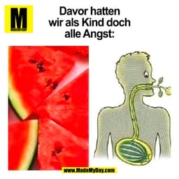 Davor hatten
wir als Kind doch
alle Angst:
(BILD)