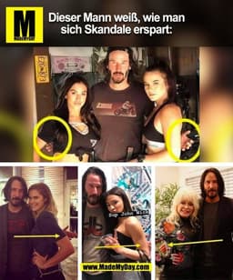 Dieser Mann weiß, wie man
sich Skandale erspart:
(BILD)