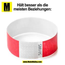 Hält besser als die
meisten Beziehungen:
(BILD)