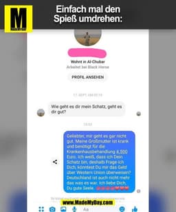 Einfach mal den
Spieß umdrehen:
(BILD)