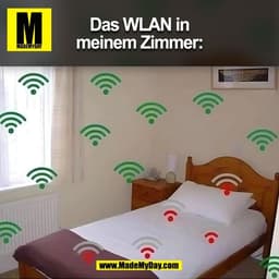 Das WLAN in
meinem Zimmer:
(BILD)