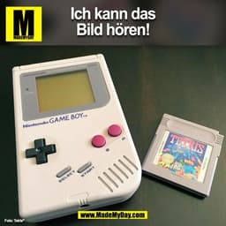 Ich kann das Bild hören!
(BILD)