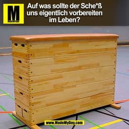 Auf was sollte der Sche*ß
uns eigentlich vorbereiten
im Leben?
(BILD)