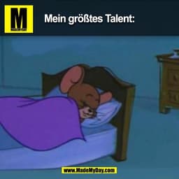 Mein größtes Talent:
(BILD)