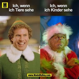 Ich, wenn
ich Tiere sehe
Ich, wenn
ich Kinder sehe
(BILD)