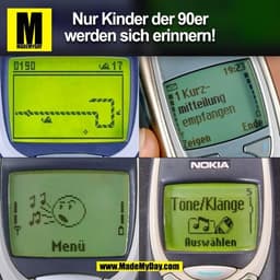 Nur Kinder der 90er
werden sich erinnern!
(BILD)
