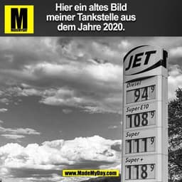 Hier ein altes Bild
meiner Tankstelle aus
dem Jahre 2020.
(BILD)
