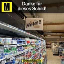 Danke für
dieses Schild!
(BILD)