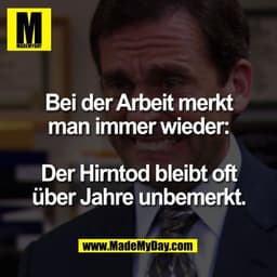 Bei der Arbeit merkt
man immer wieder:

Der Hirntod bleibt oft
über Jahre unbemerkt.
