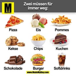 Zwei müssen für
immer weg:
(BILD)