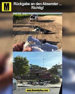 Rückgabe an den Absender ...
Richtig!
(BILD)