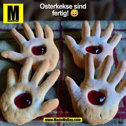 Osterkekse sind
   fertig! 😅
(BILD)