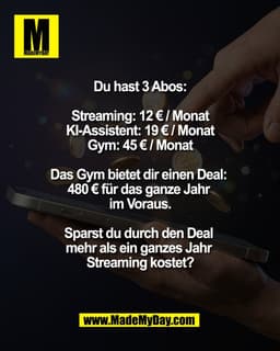 Abo-Chaos 2026... ðŸ™„ Wer behÃ¤lt noch den Ãœberblick?