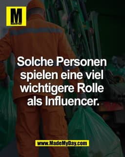 Solche Personen 
spielen eine viel 
wichtigere Rolle 
als Influencer.