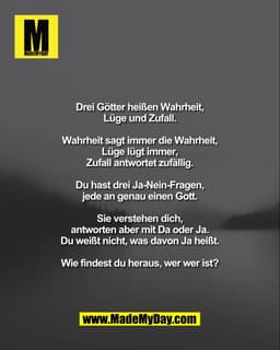 An diesem RÃ¤tsel beiÃŸen sich Leute die ZÃ¤hne aus, die sonst alles knacken. Nimm dir Zeit.
