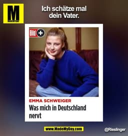 Ich schätze mal
dein Vater.
@Rieslinger
(BILD)