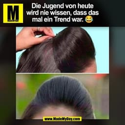 Die Jugend von heute
wird nie wissen, dass das
mal ein Trend war. 😂
(BILD)